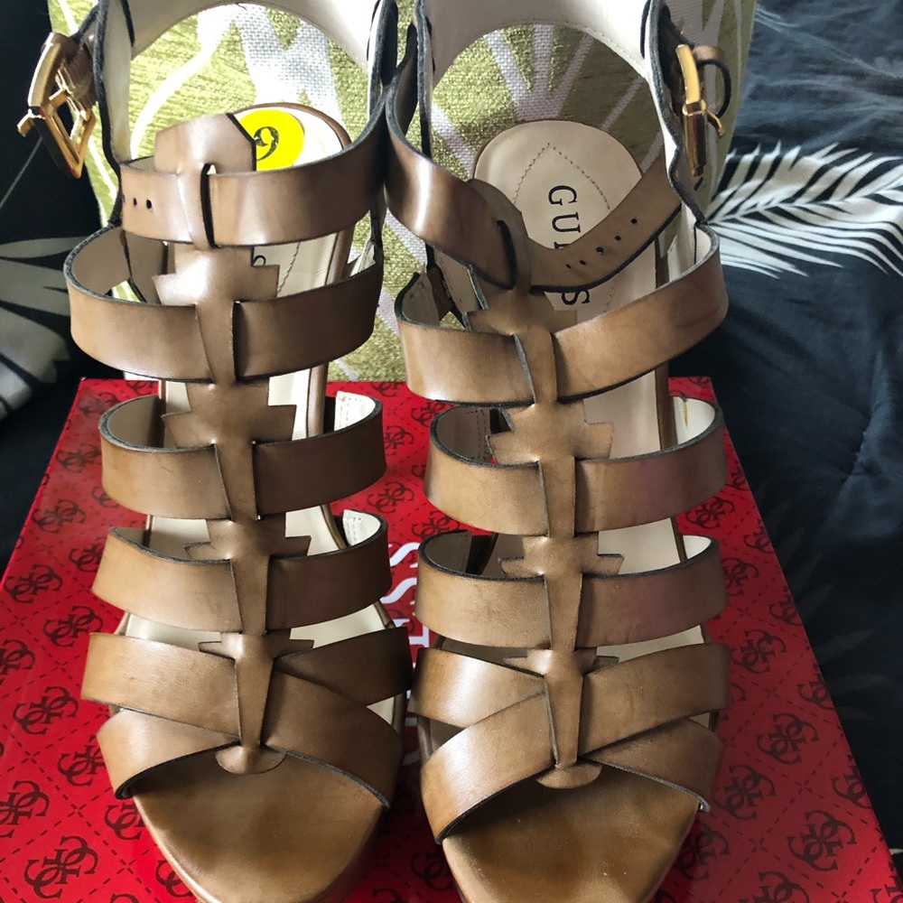 Strappy heels
